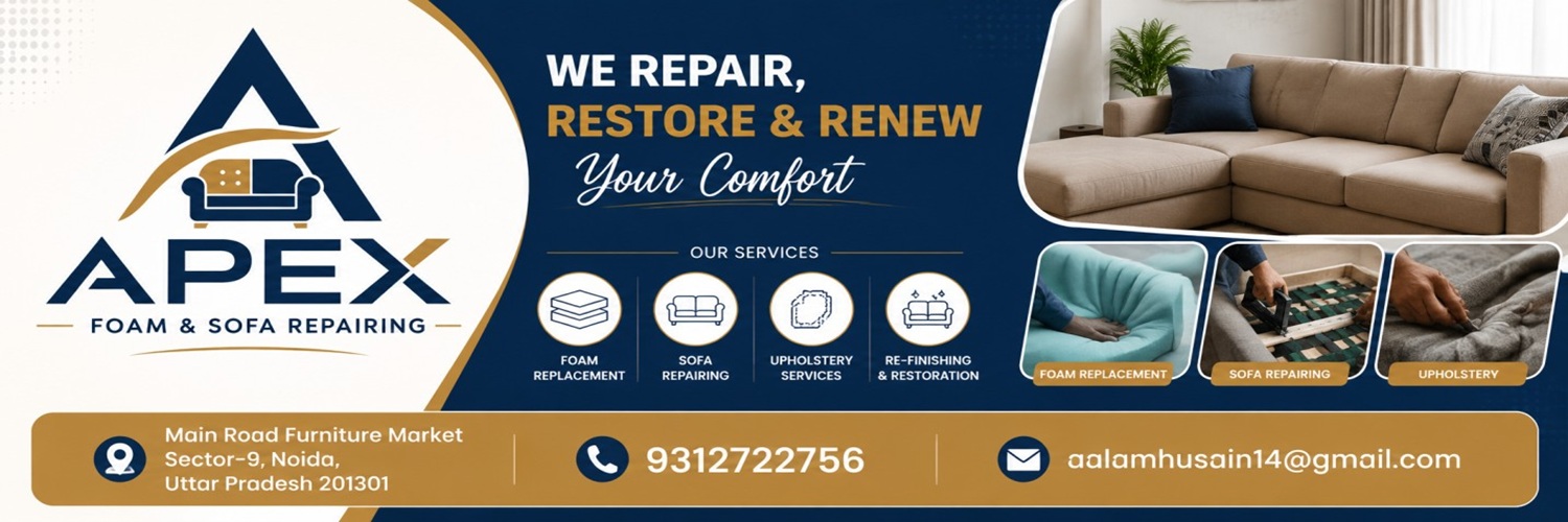 APEX FOAM & SOFA REPAIRING cover image