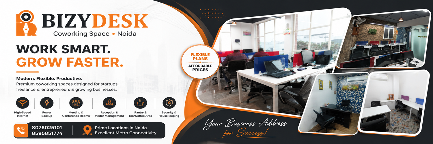 BIZY DESK – Coworking Space, Noida cover image