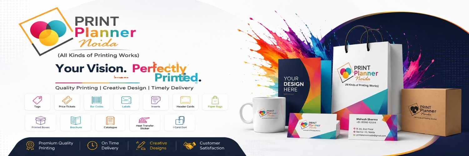 Print Planner Noida | Tags, Labels, Paper Bags & Packaging Printing cover image