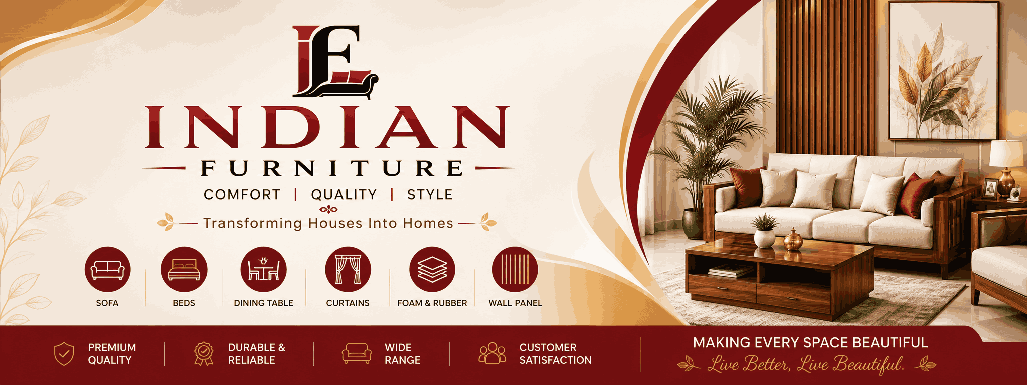 Indian Furniture – Sofa Repairing & Custom Furniture cover image
