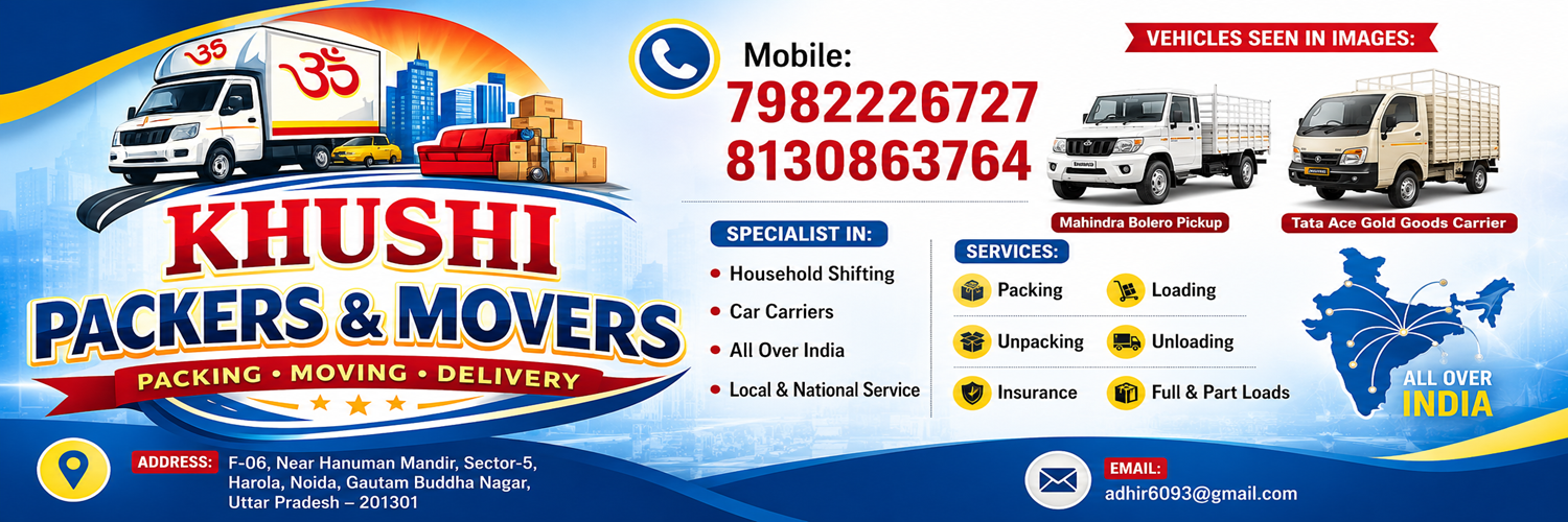 KHUSHI PACKERS & MOVERS cover image