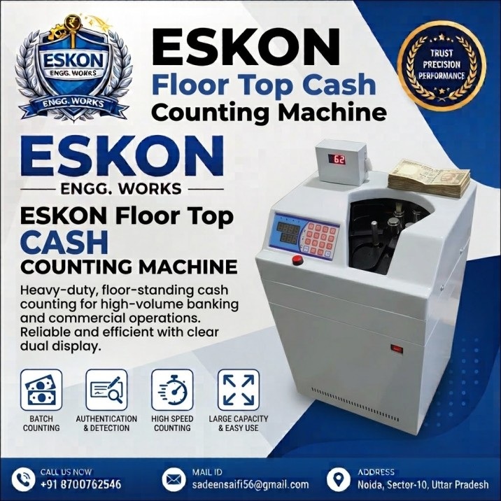 ESKON Floor Top Cash Counting Machine