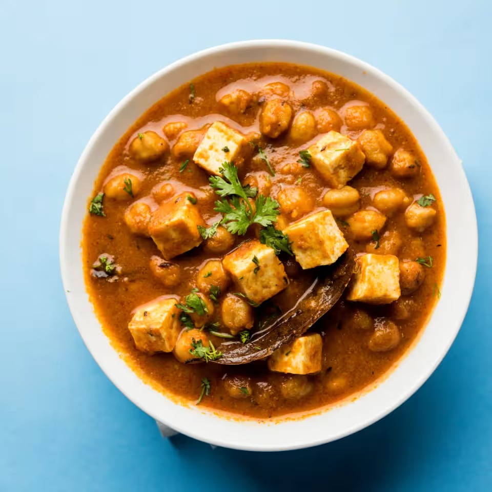Paneer Choley Masala Half