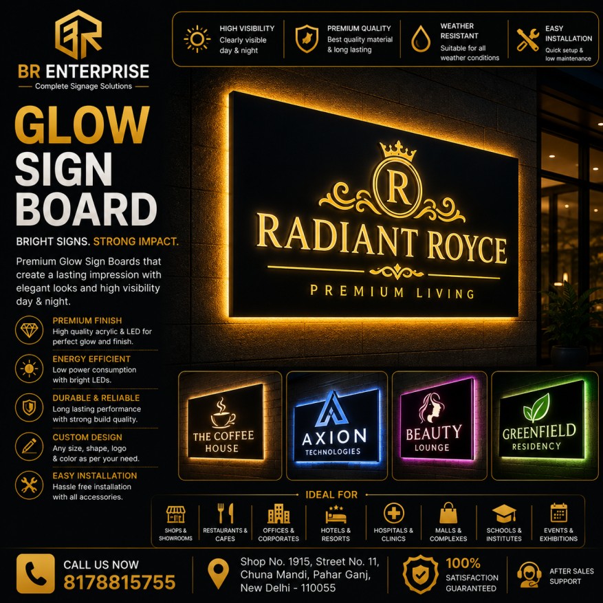 Glow Sign Board