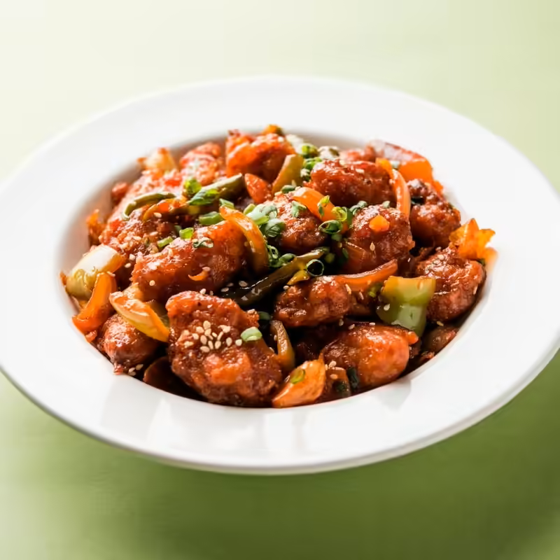 Chilly Mushroom (Dry/Gravy) (Half)