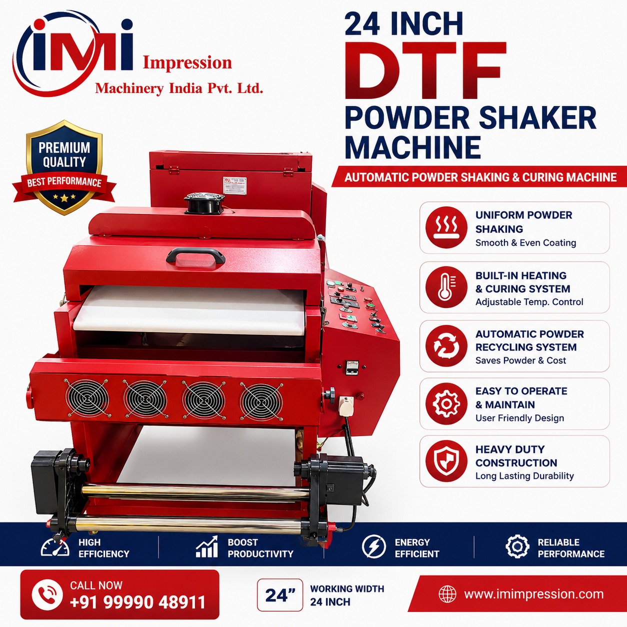 24 Inch DTF Powder Shaker Machine