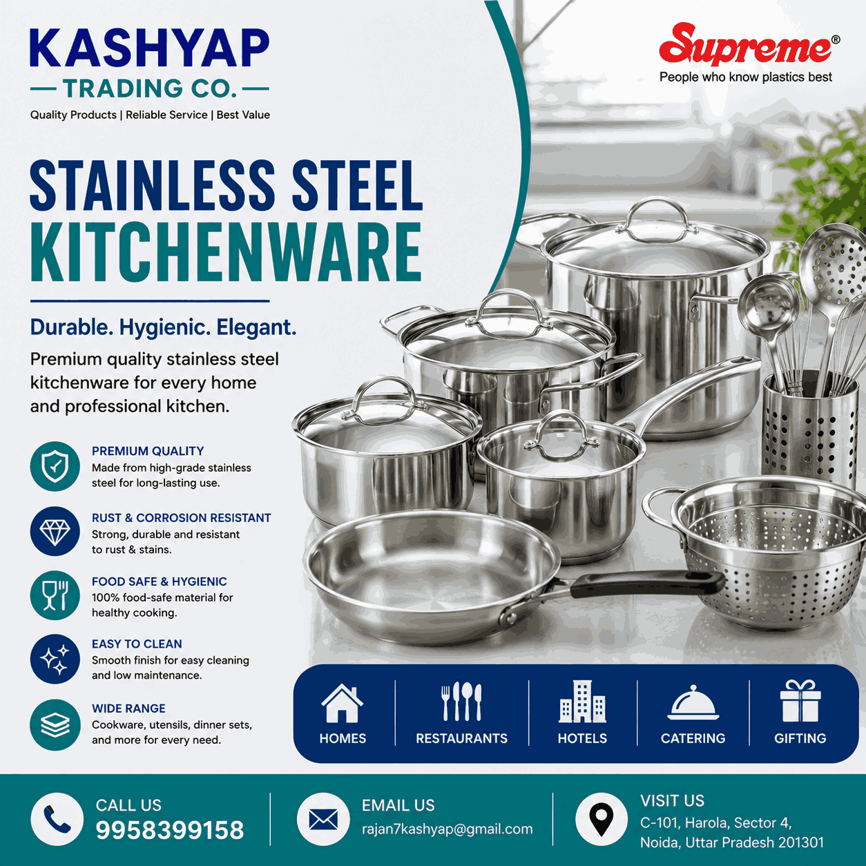 Stainless Steel Kitchenware