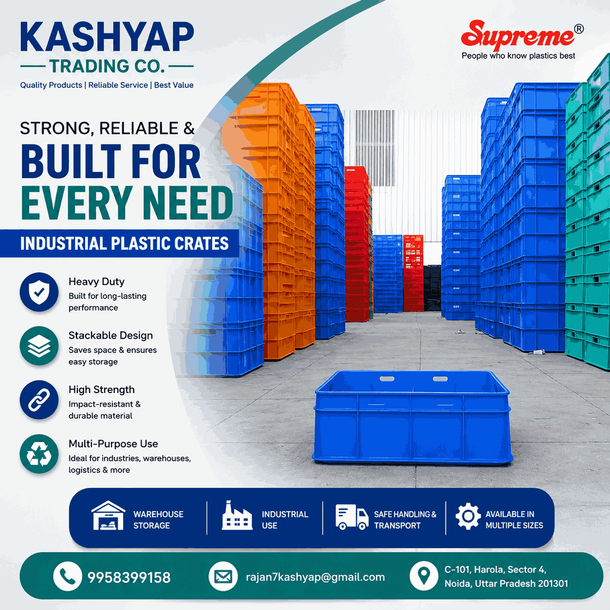 Material Handling Crates