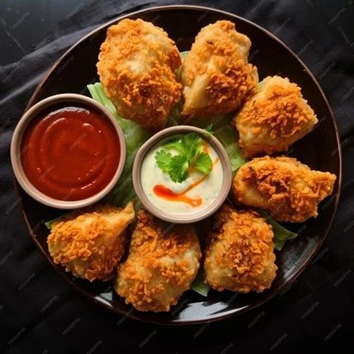 Veg Momos (Kurkure) - Half (5 Pcs)