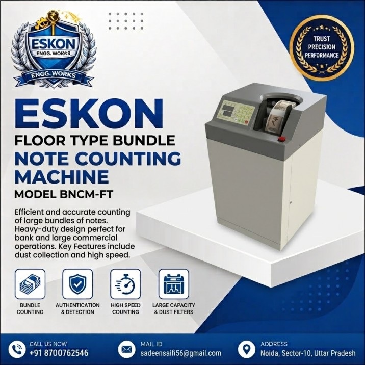 ESKON Floor Top Bundle Note Counting Machine