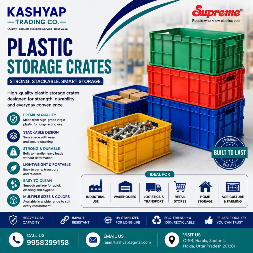 Plastic Storage Crates