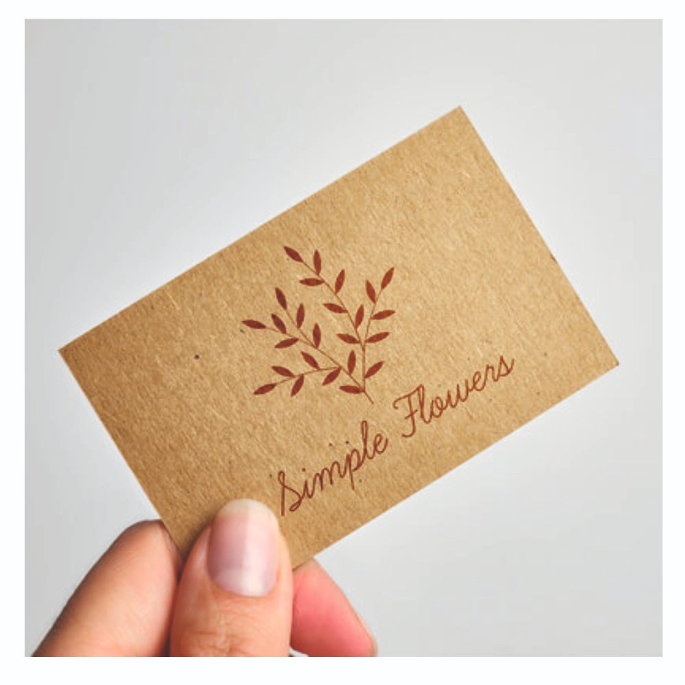 Kraft Paper Visiting Cards