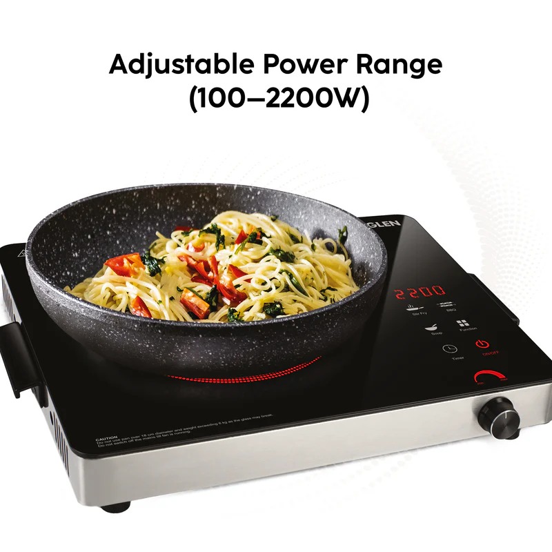 Infrared Stove with 3 Preset Cooking Functions