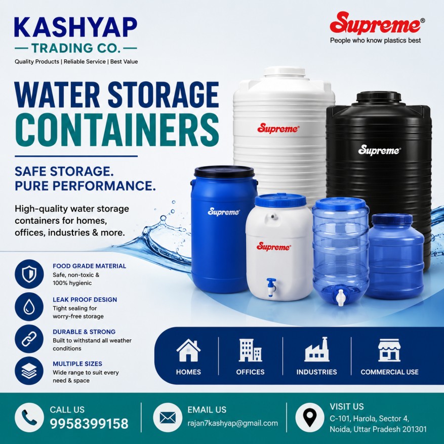 Water Storage Containers