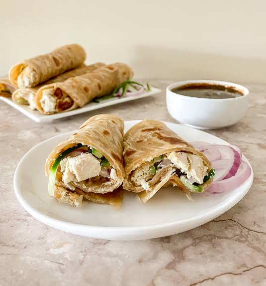 Single Chicken Boti Roll