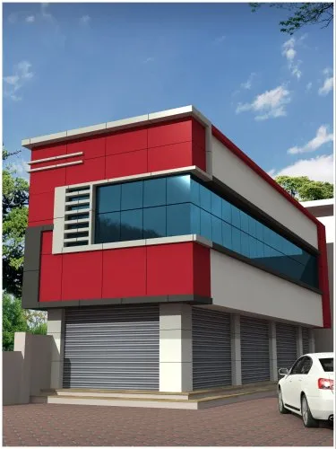 ACP Structural Glazing Cladding