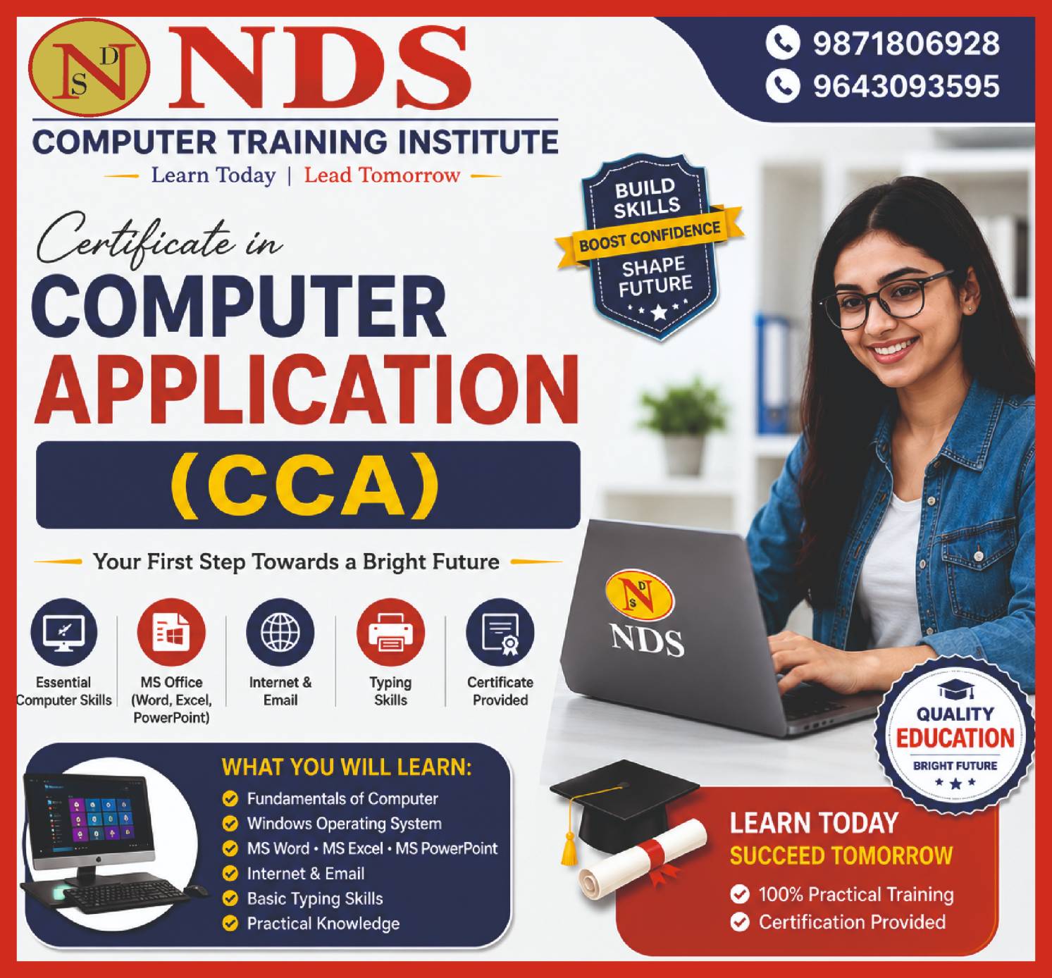Certificate in Computer Application (CCA)