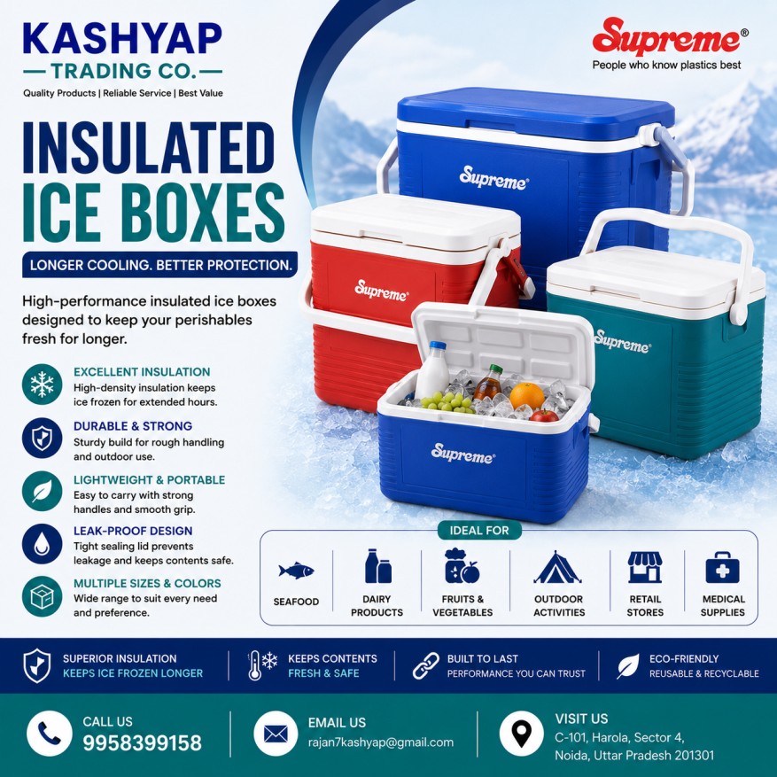 Insulated Ice Boxes