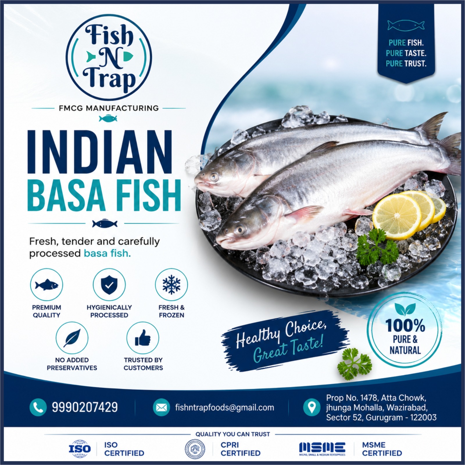 Indian Basa Fish