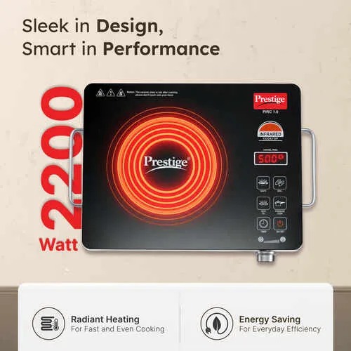 Prestige PIRC 1.0 2200 Watts Infrared Cooktop