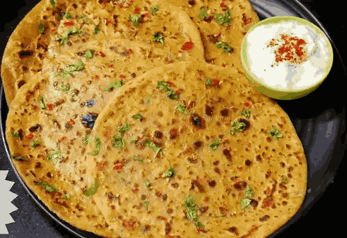 Green Chilly Paratha