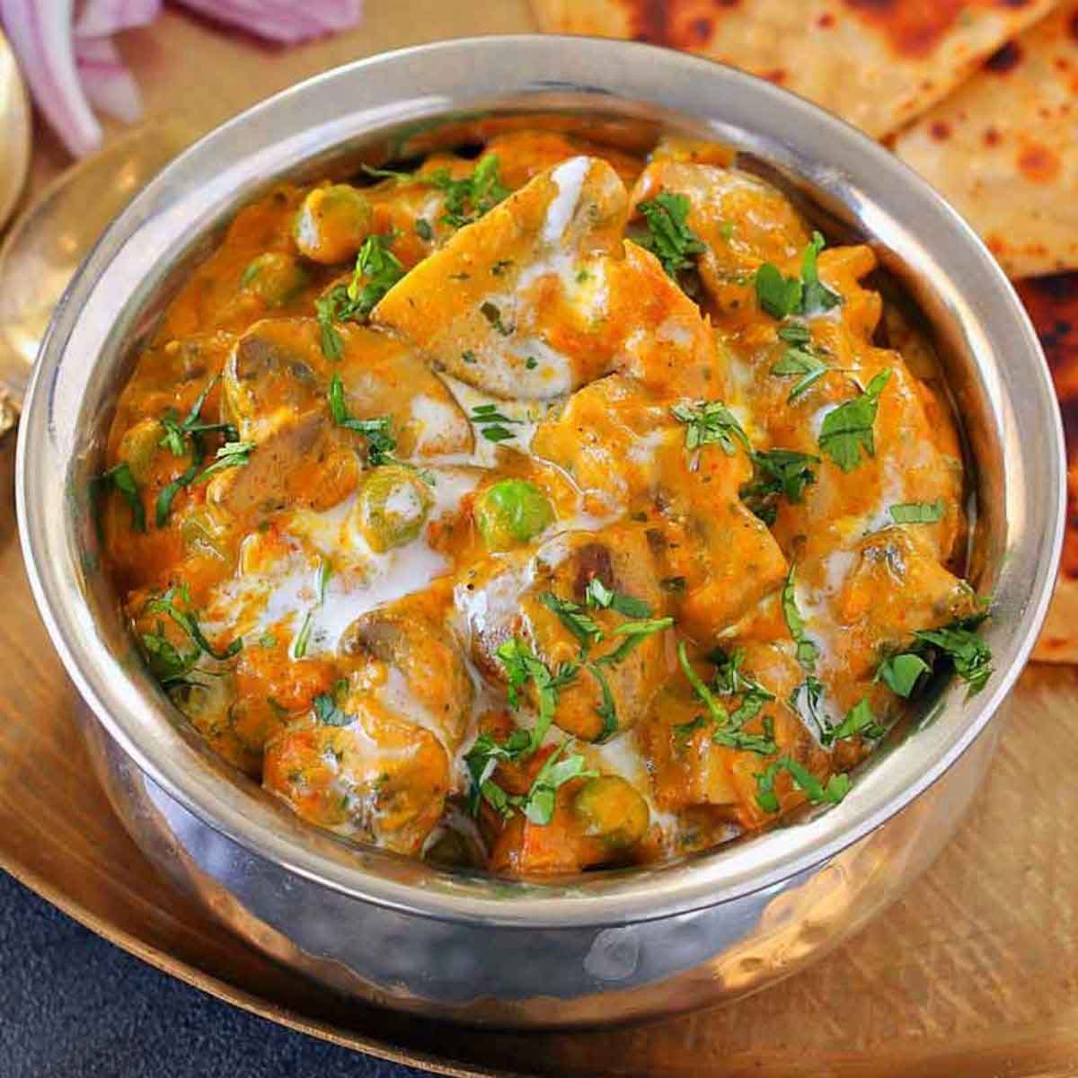 Matar Mushroom Paneer Full