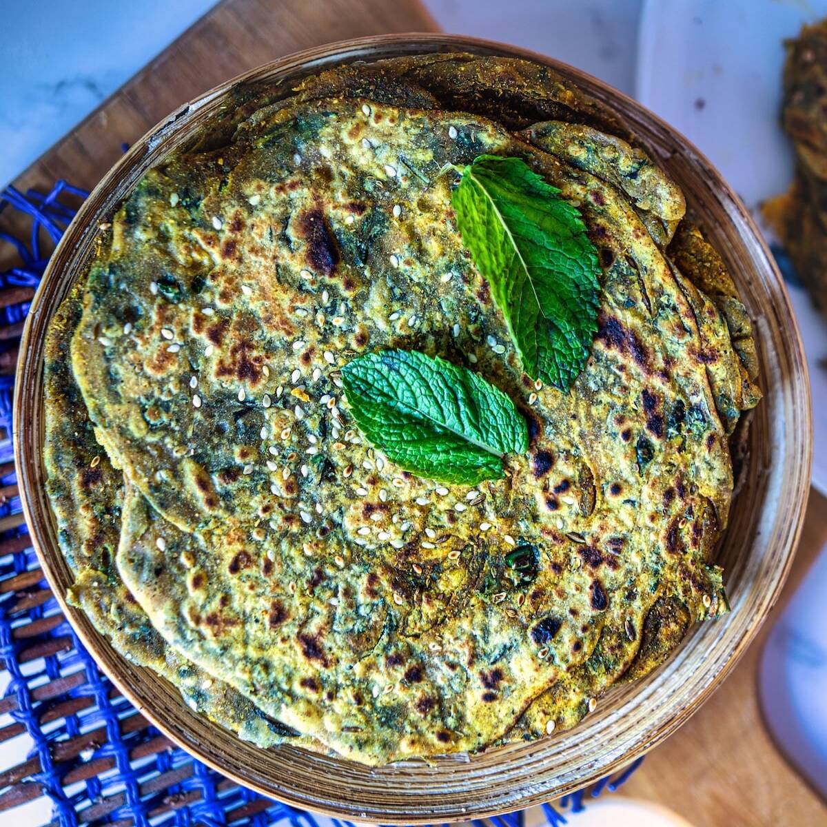Pudina Parantha