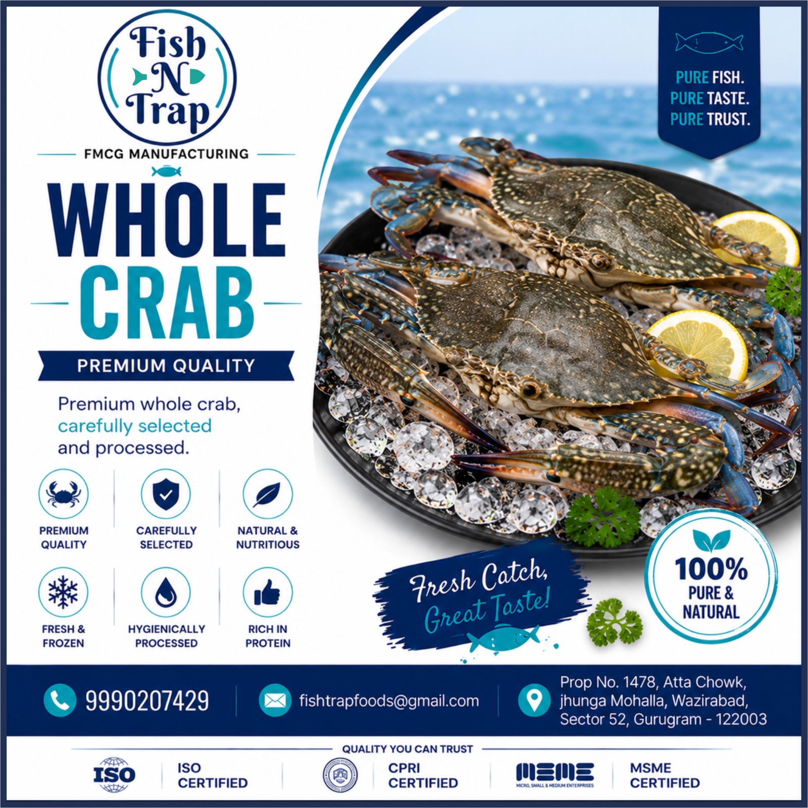 Whole Crab