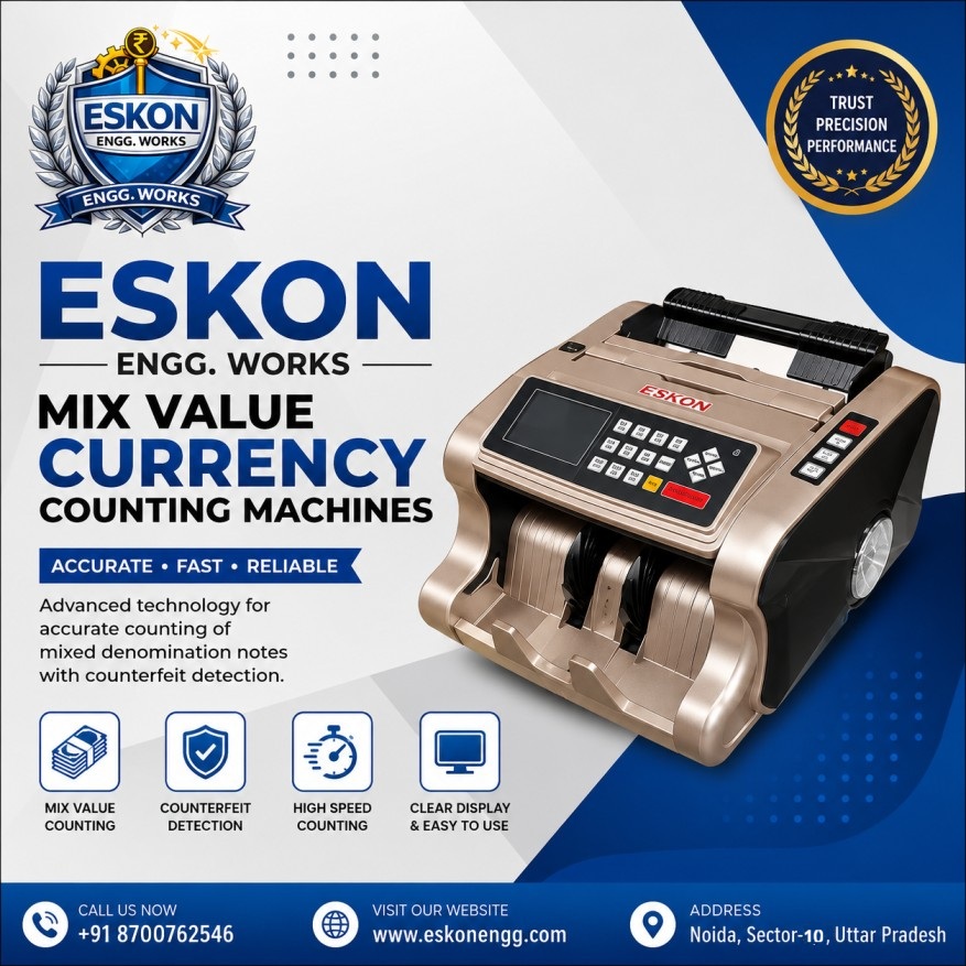 ESKON Mix Value Currency Counting Machines