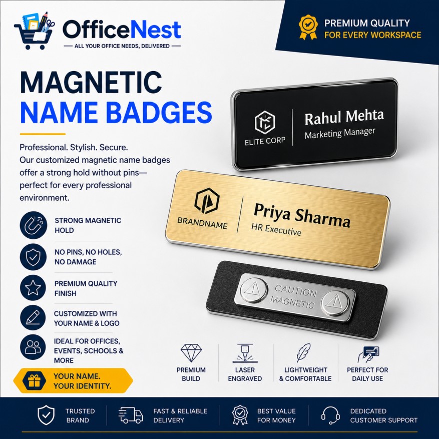 Magnetic Name Badges