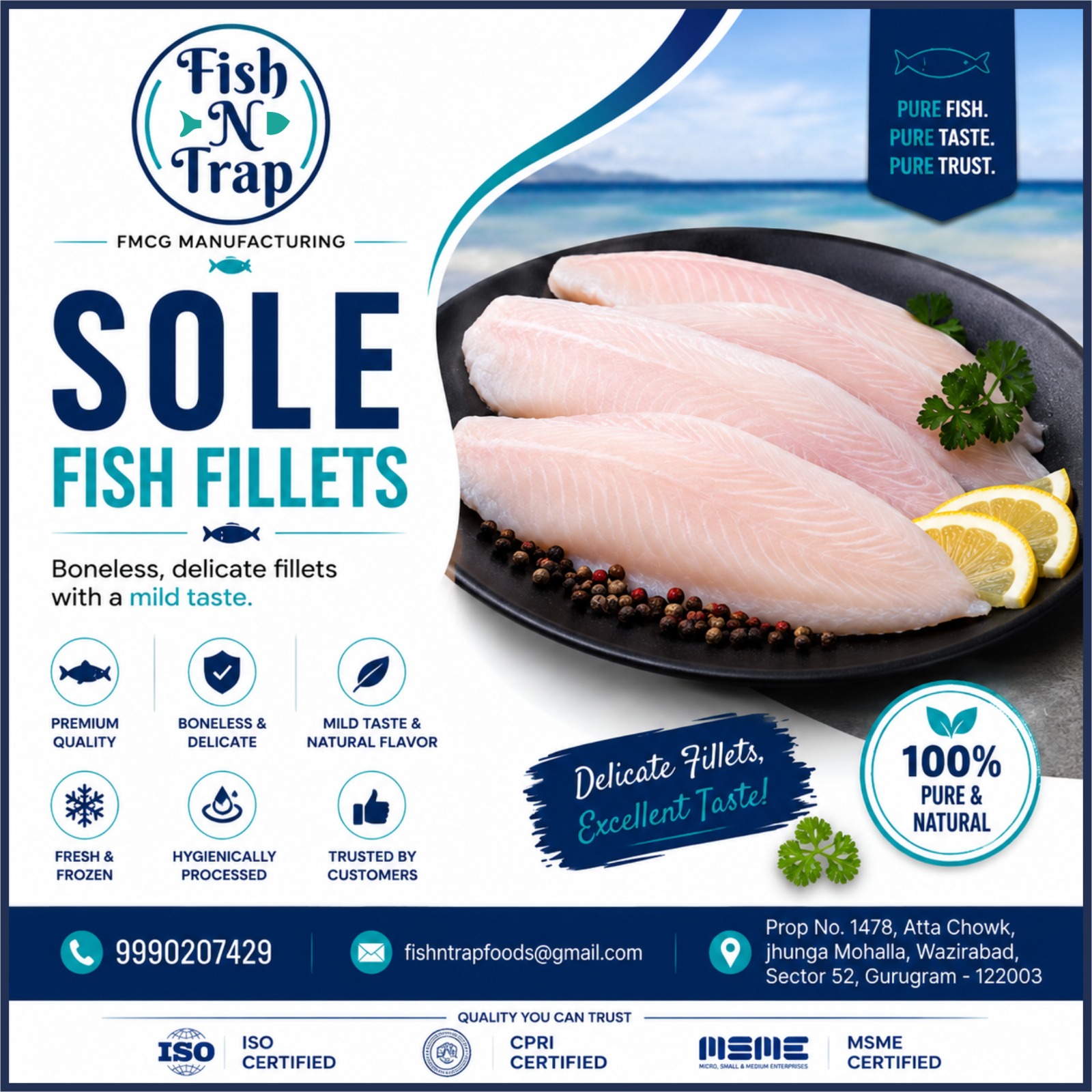 Sole Fish Fillets