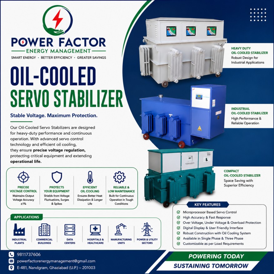 Oil-Cooled Servo Stabilizer