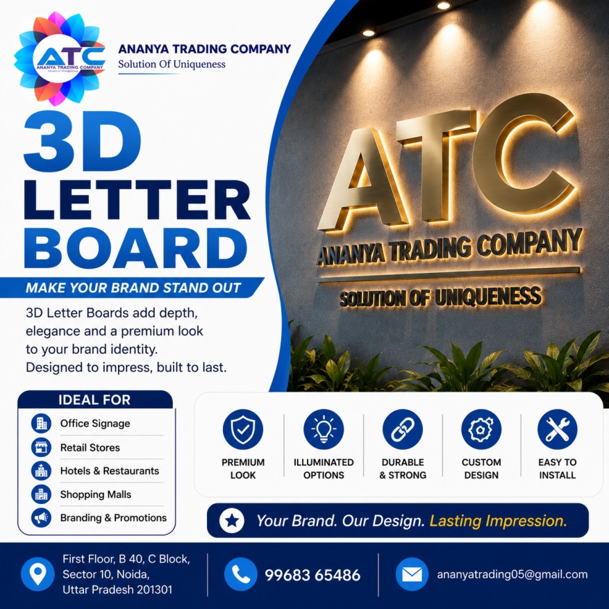3D Letter Board