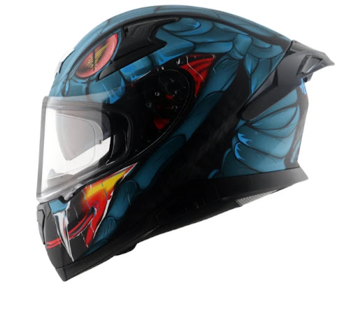 Axor Venomous Blue Black Helmet