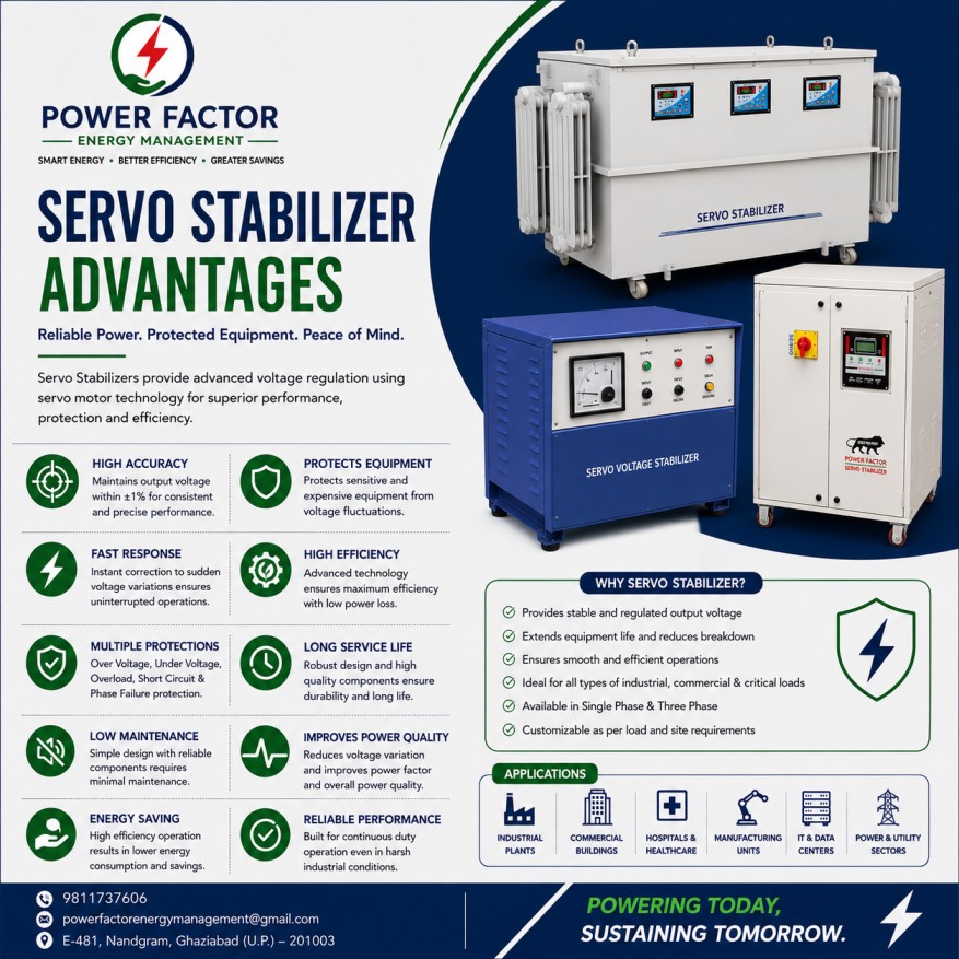 Servo Stabilizer Advantages