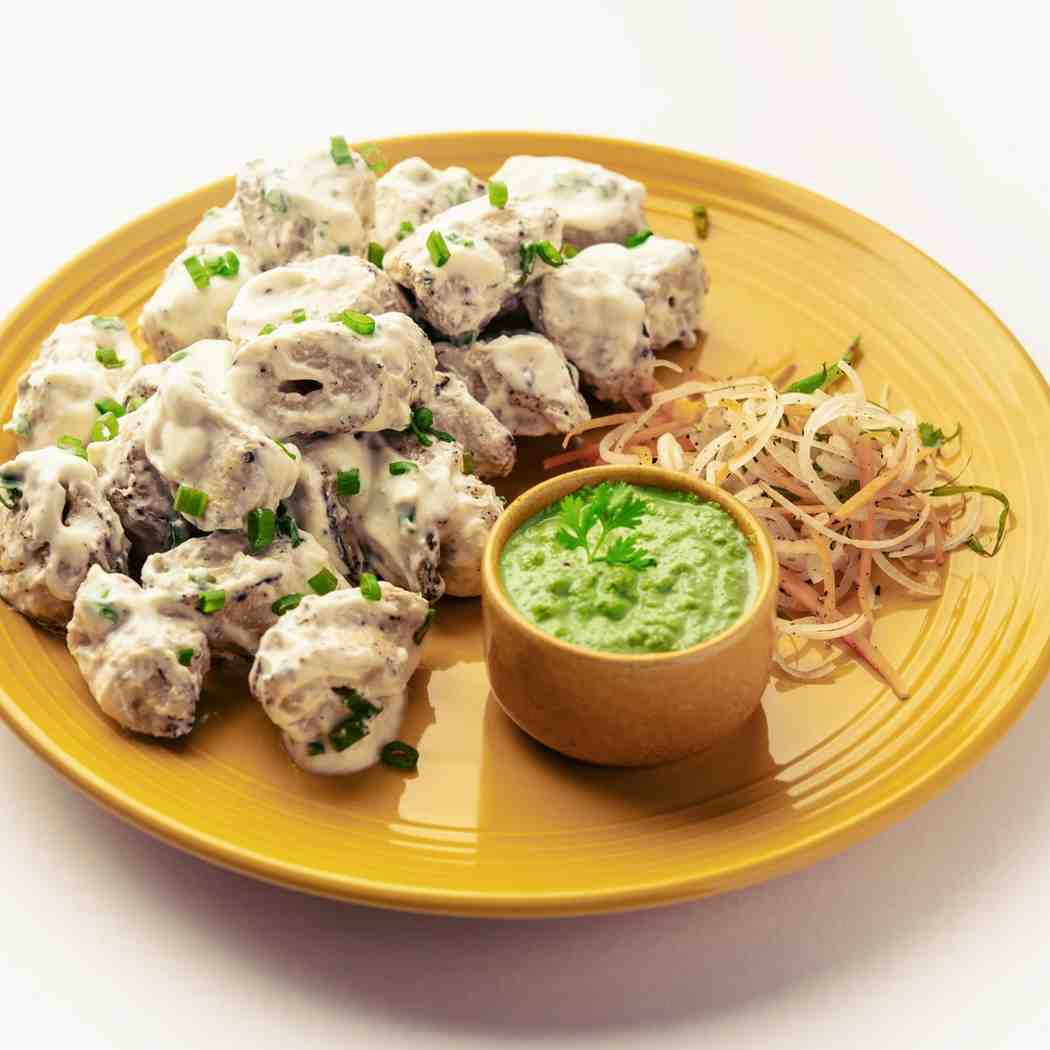 Chicken Momos (Tandoori Malai) - Full (10 Pcs)