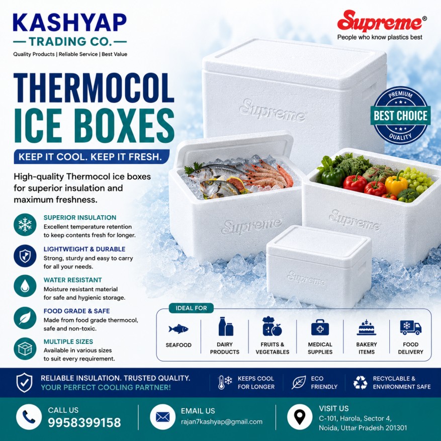 Thermocol Ice Boxes