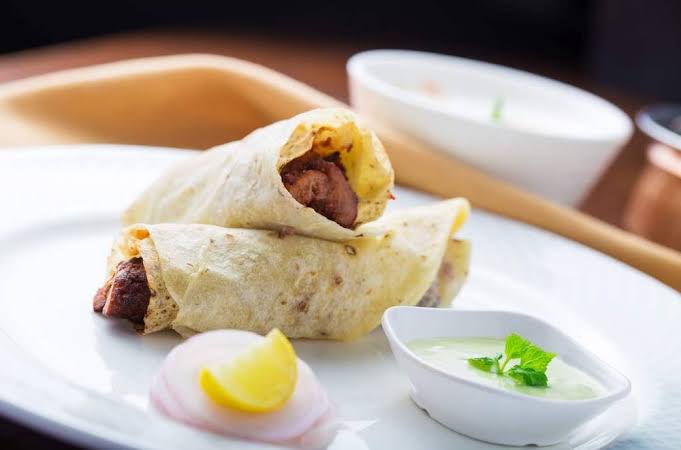 Double Mutton Boti Roll