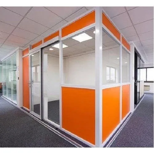 Designer UPVC Glass Partition