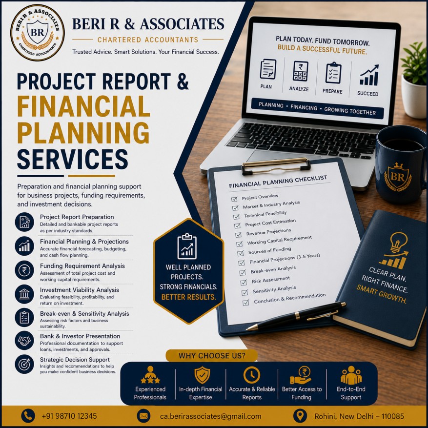 Project Report & Financial Planning