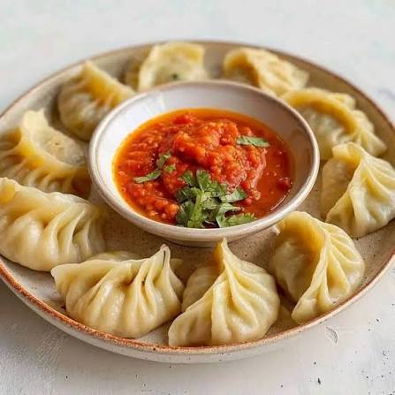 Chicken Momos (Steam) - Full (10 Pcs) image 2