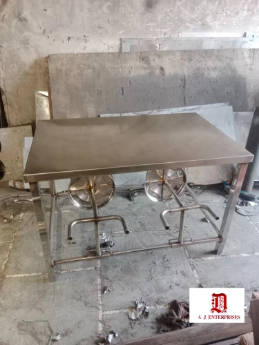 SS four seater Canteen Table image 2