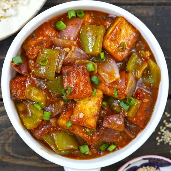Chilly Paneer (Dry/Gravy) (Full) image 2
