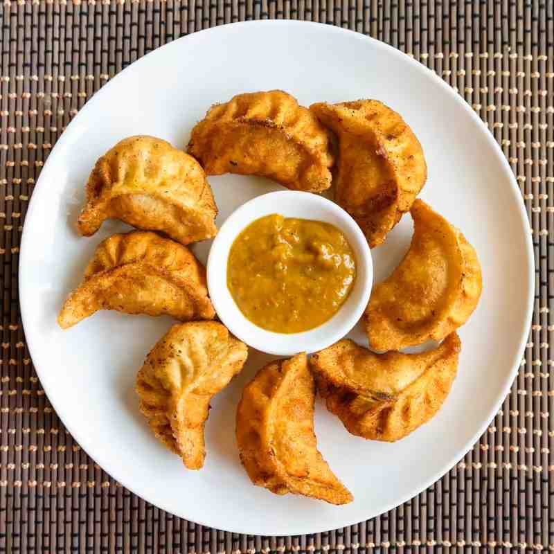 Chicken Momos (Fry) - Full (10 Pcs) image 2