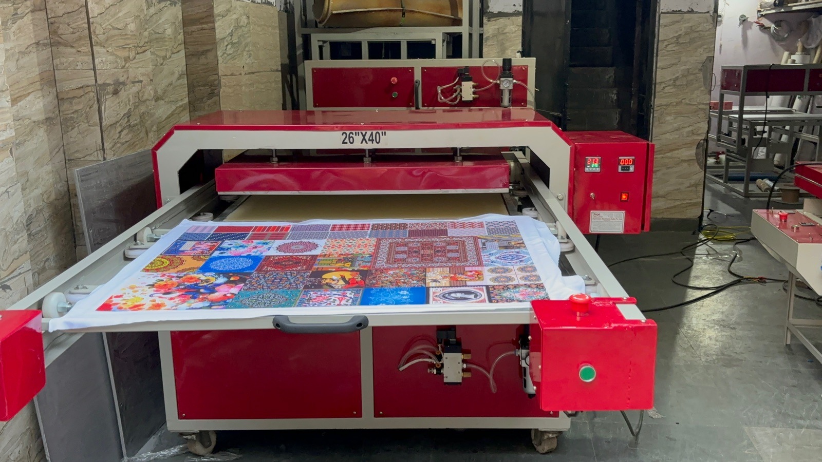 Full Sublimation Heat Press Machine for T-Shirt, Sports Jersey & Cushion Cover Printing image 2