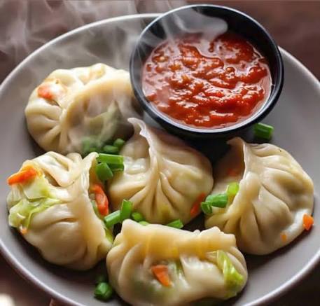 Veg Momos (Steam) - Full (10 Pcs) image 2