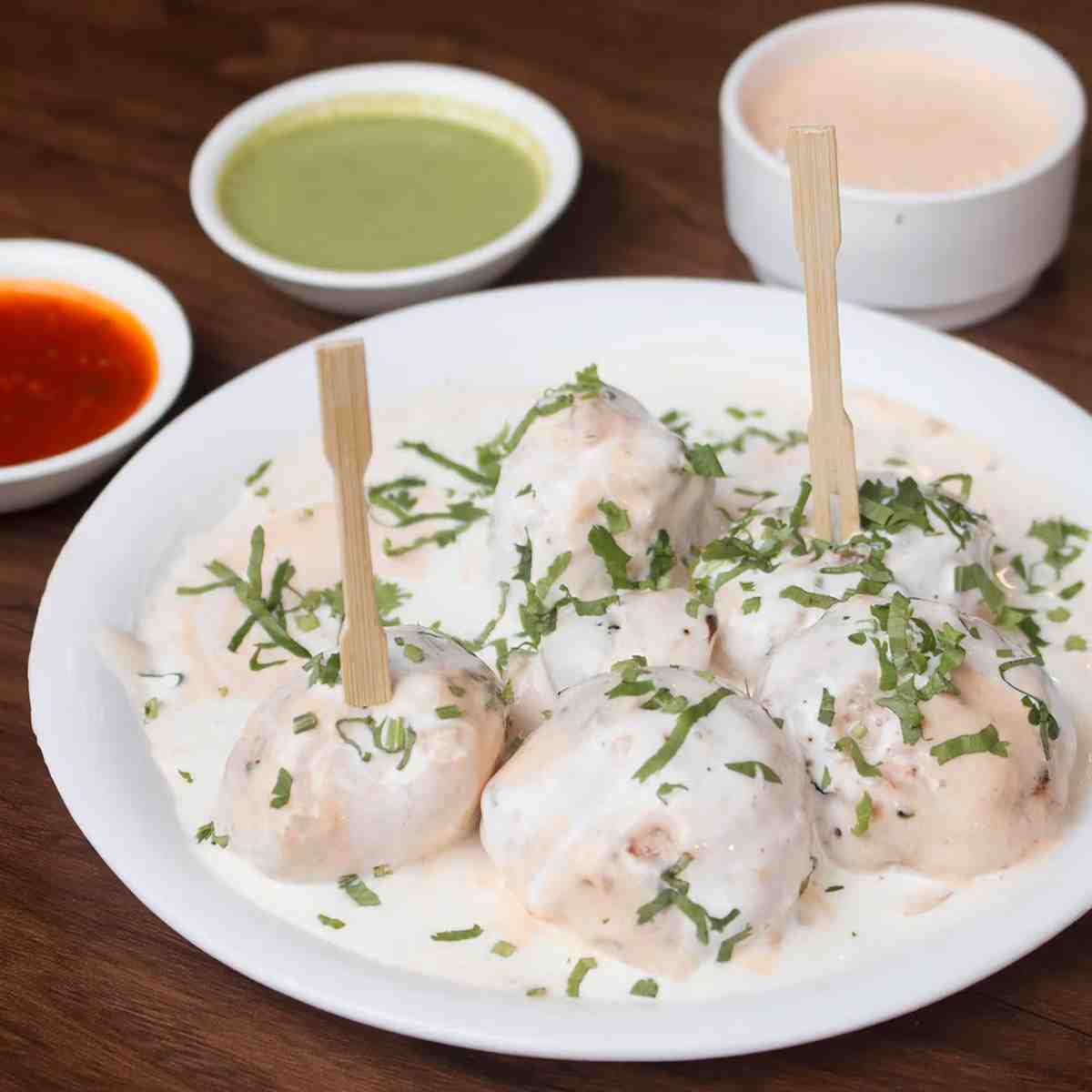 Veg Momos (Tandoori Malai) - Half (5 Pcs) image 2
