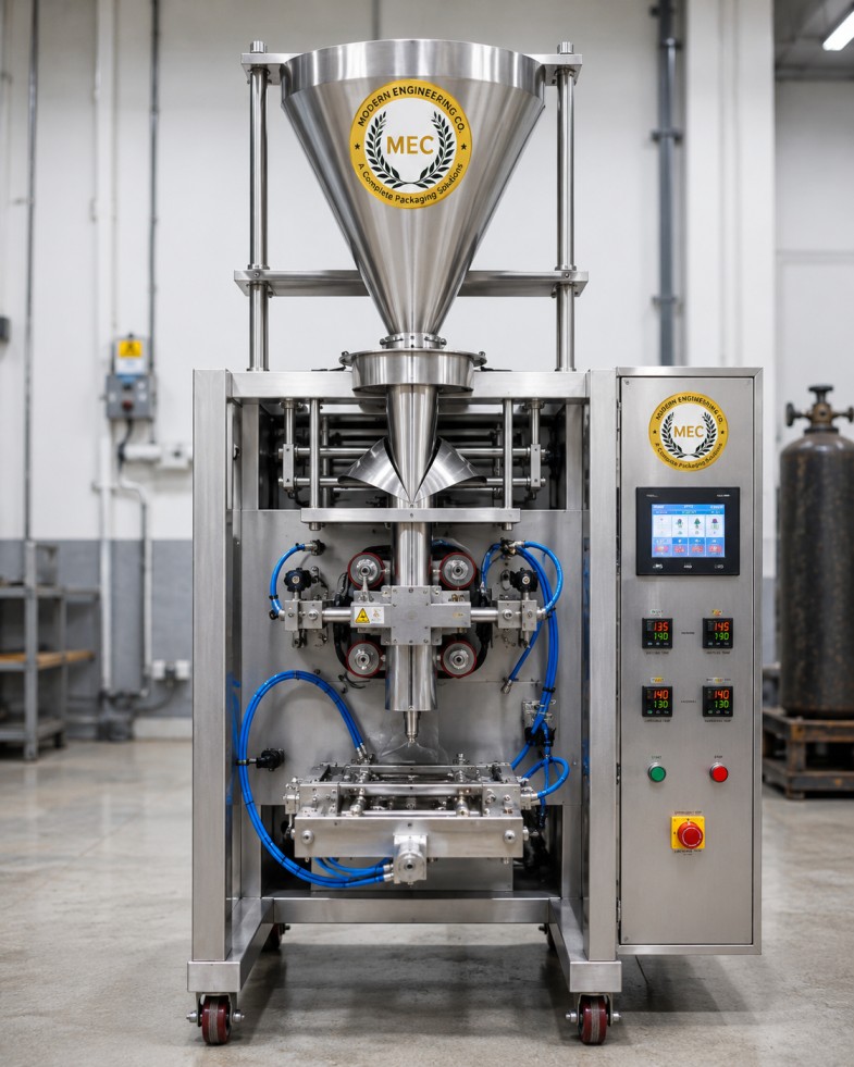 Collar Type Pouch Packing Machine Cup Filling System