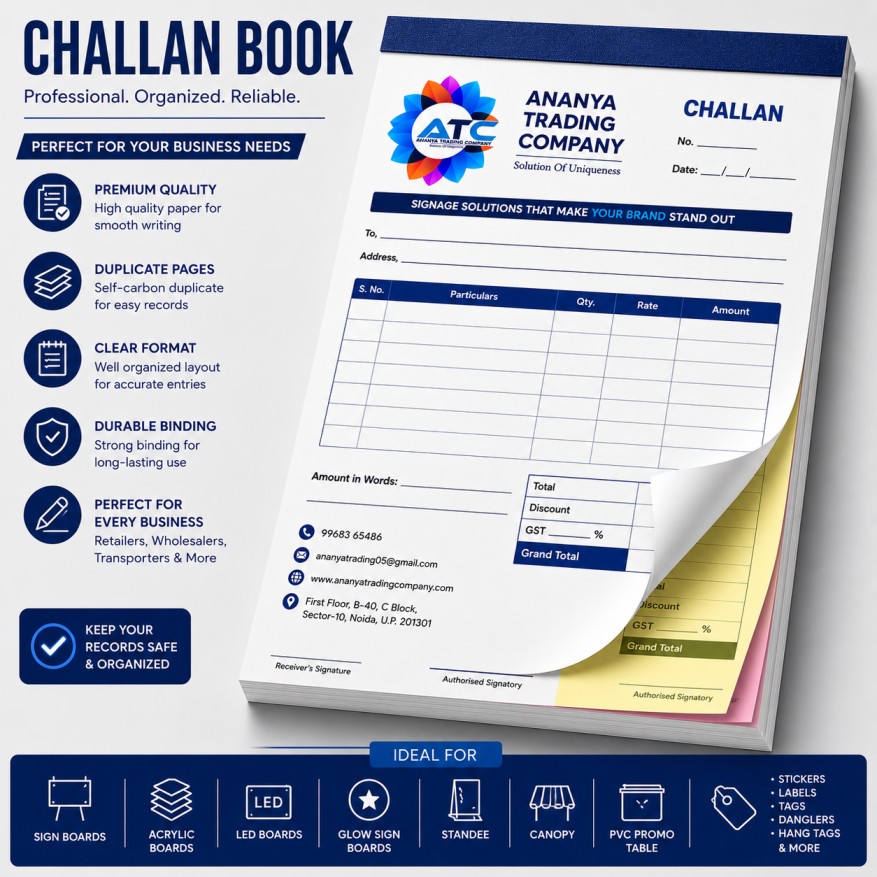 Challan Book
