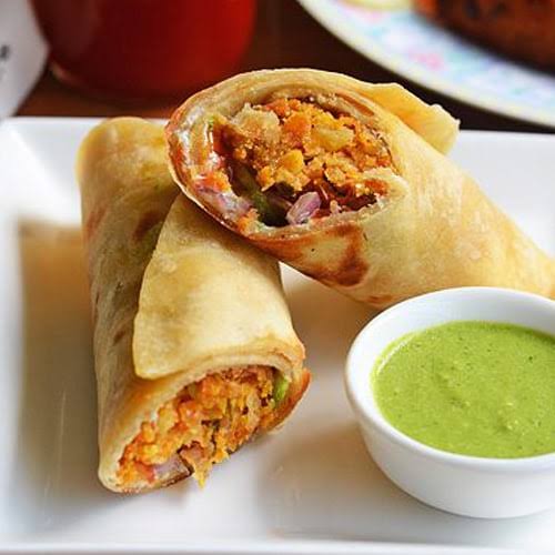 Veg Sunehri Kabab Roll